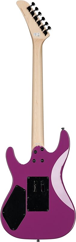 Kramer Striker HSS Electric Guitar, Maple Fingerboard, Majestic Purple, Scratch and Dent, Full Straight Back