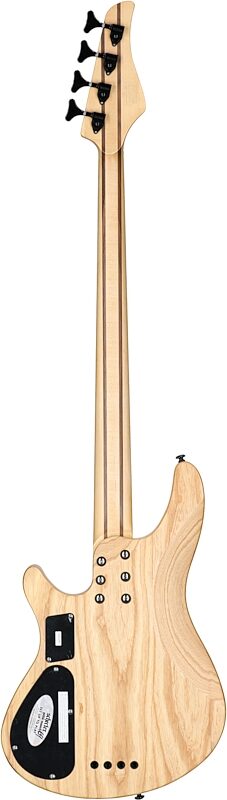 Schecter Reaper-4 Electric Bass, Natural Satin, Full Straight Back