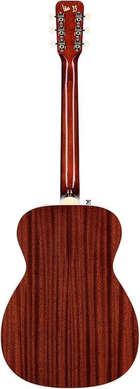 Gretsch Limited Edition Nick 13 Outlaw Heart Acoustic-Electric Guitar, Black, Full Straight Back