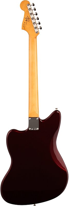 Fender Troy Van Leeuwen Jazzmaster Electric Guitar (with Case), Oxblood, Full Straight Back