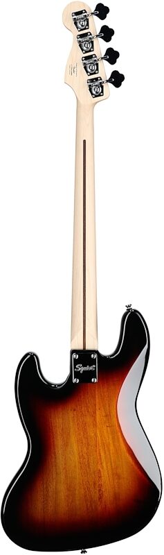 Squier Affinity Jazz Electric Bass, Maple Fingerboard, 3-Color Sunburst, Full Straight Back