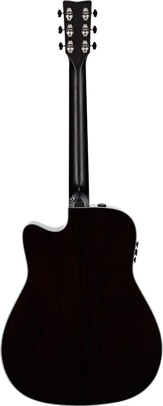 Yamaha TAG 3 C TransAcoustic Dreadnought Acoustic-Electric Guitar (with Bag), Sand Burst, Full Straight Back