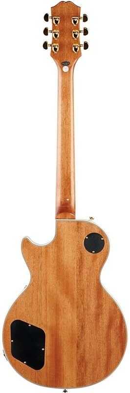 Epiphone Les Paul Custom Koa Electric Guitar, Natural, Blemished, Full Straight Back