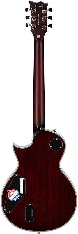 ESP LTD EC-1000T CTM Traditional Series Electric Guitar, See-Thru Black Cherry, Full Straight Back