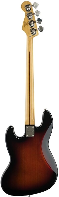 Squier Classic Vibe '60s Jazz Electric Bass, with Laurel Fingerboard, 3-Color Sunburst, Full Straight Back