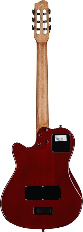 Godin Multiac Mundial Classical Acoustic-Electric Guitar (with Gig Bag), Aztek Red, Full Straight Back