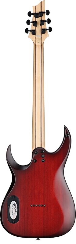 Schecter Sunset-6 Extreme Electric Guitar, Scarlet Burst, Scratch and Dent, Full Straight Back