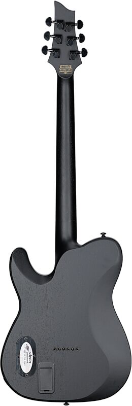 Schecter PT Black Ops Electric Guitar, Satin Black Open Pore, Scratch and Dent, Full Straight Back