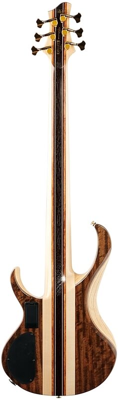Ibanez BTB1836 Premium Electric Bass, 6-String (with Gig Bag), Natural Shadow, Full Straight Back