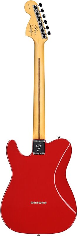 Fender Chris Shiflett Cleaver Telecaster Deluxe Electric Guitar (with Case), Dakota Red, Open Box (Very Good), Full Straight Back