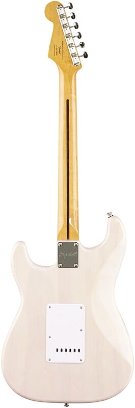 Squier Classic Vibe '50s Stratocaster Electric Guitar, with Maple Fingerboard, White Blonde, Full Straight Back