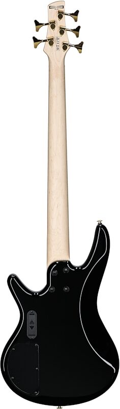 Ibanez GSR205PC Gio Electric Bass, 5-String, Transparent Marine Burst, Full Straight Back