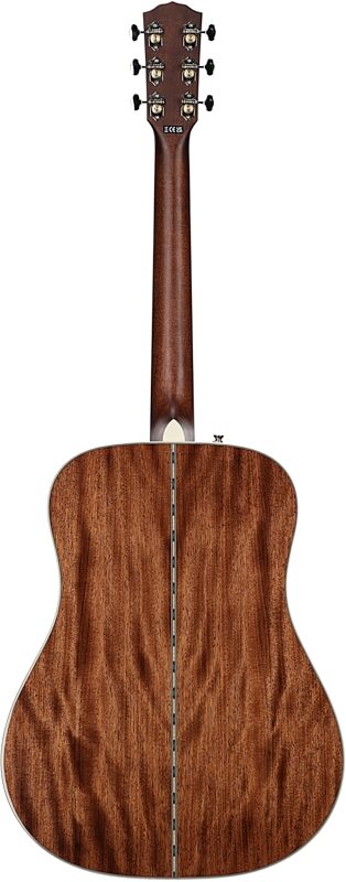 Fender Paramount PD-220E Dreadnought Acoustic-Electric Guitar (with Case), Three-Tone Vintage Sunburst, Open Box (Very Good), Full Straight Back