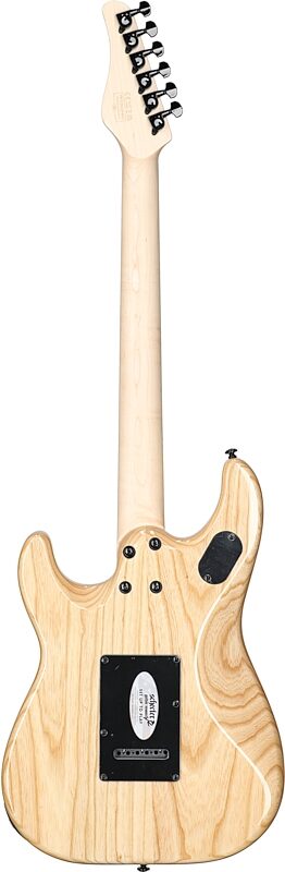 Schecter Justin Beck Ani Electric Guitar, Gloss Natural, Full Straight Back