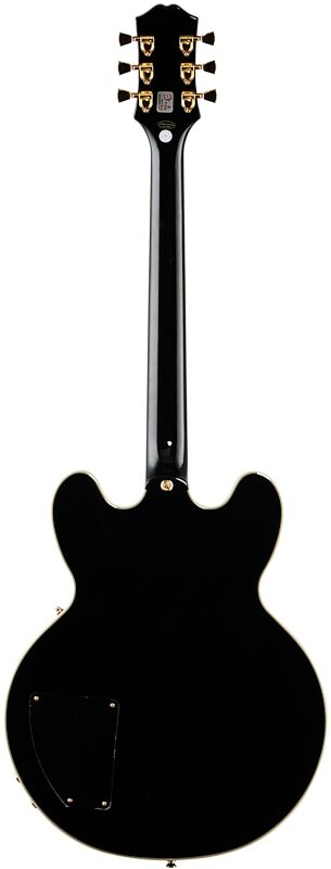 Epiphone B.B. King Lucille Electric Guitar (with Case), Ebony, Full Straight Back