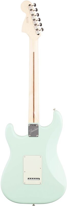 Fender American Performer Stratocaster HSS Electric Guitar, Maple Fingerboard (with Gig Bag), Satin Surf Green, USED, Blemished, Full Straight Back