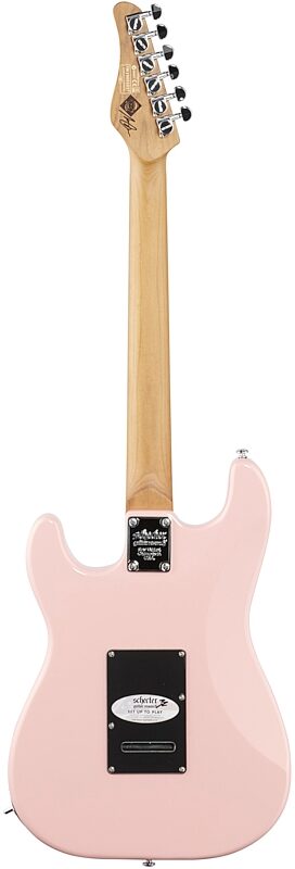 Schecter Nick Johnston Diamond Traditional Electric Guitar, Atomic Coral, Full Straight Back