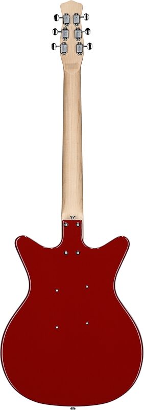 Danelectro Stock '59 Electric Guitar, Vintage Red, Full Straight Back