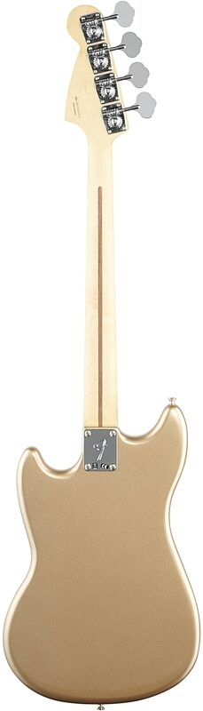 Fender Mustang PJ Pau Ferro Electric Bass, Firemist Gold, Full Straight Back