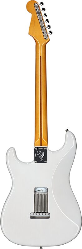 Fender Eric Johnson Stratocaster Electric Guitar (Maple with Case), White Blonde, Full Straight Back