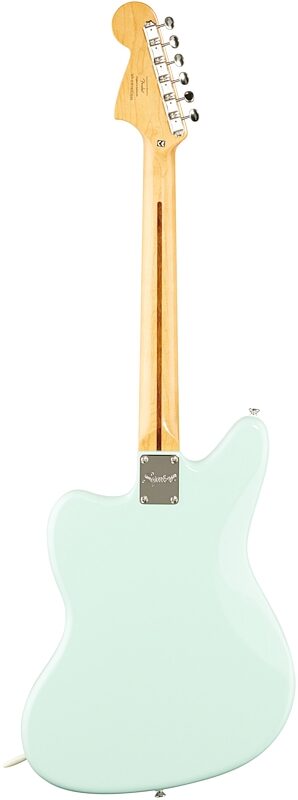 Squier Classic Vibe '70s Jaguar Electric Guitar, with Laurel Fingerboard, Surf Green, Full Straight Back