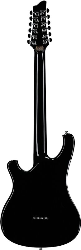 Schecter Stargazer 12 Electric Guitar, 12-String, Gloss Black, Full Straight Back
