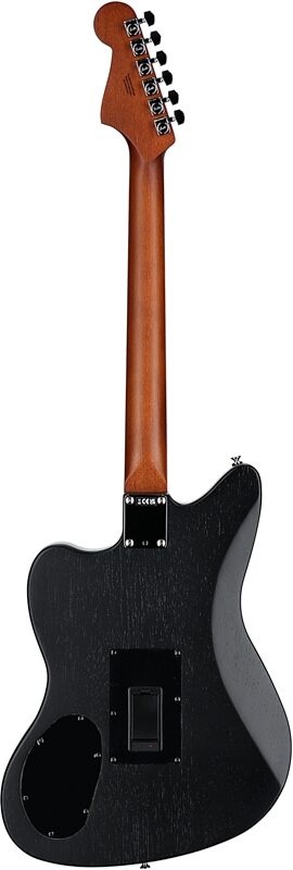 Fender Acoustasonic Standard Jazzmaster Acoustic-Electric Guitar, Black, Full Straight Back