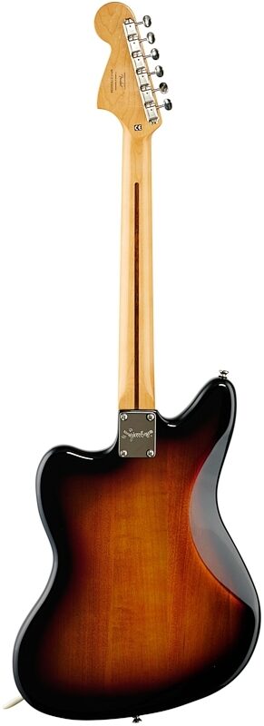 Squier Classic Vibe '70s Jaguar Electric Guitar, with Laurel Fingerboard, 3-Color Sunburst, Full Straight Back