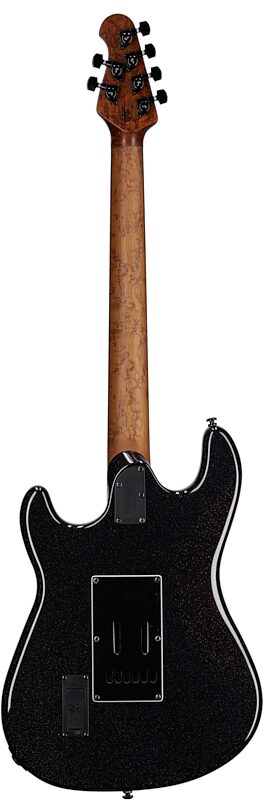 Ernie Ball Music Man Cutlass HT SSS Electric Guitar (with Case), Dark Rainbow, with Mono Bag, Full Straight Back