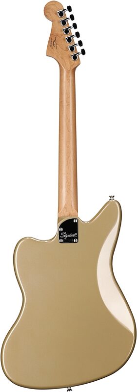 Squier Contemporary Jaguar HH ST Electric Guitar, Shoreline Gold, Full Straight Back