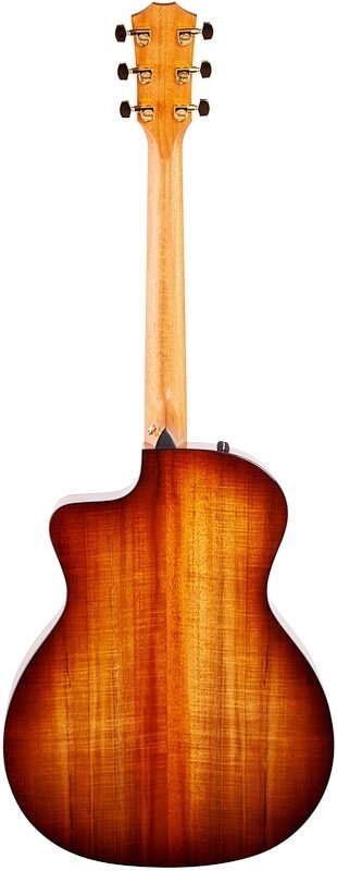 Taylor 224ce-K Koa Deluxe Grand Auditorium Acoustic-Electric Guitar (with Case), Shaded Edge Burst, Full Straight Back