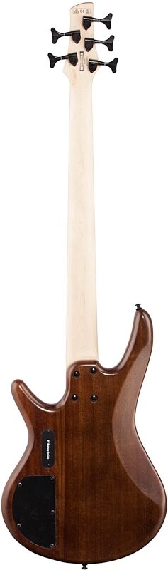 Ibanez GSR205 Electric Bass, 5-String, Walnut Flat, Full Straight Back