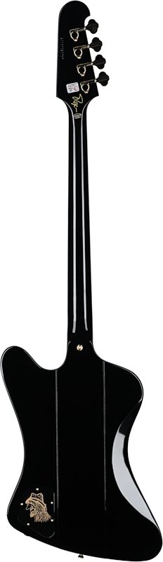 Epiphone Rex Brown Thunderbird Electric Bass (with Hard Case), Ebony, Full Straight Back
