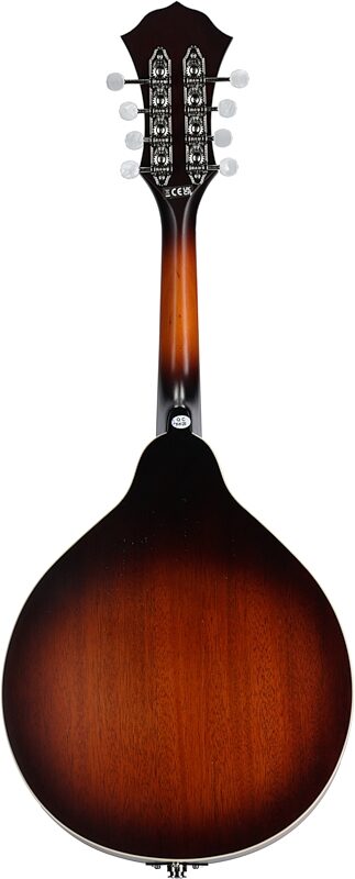Fender Paramount PM180E Acoustic-Electric Mandolin (with Gig Bag), Cognac, Full Straight Back
