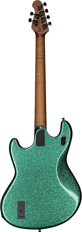 Ernie Ball Music Man StingRay HT Electric Guitar (with Case), Mono Mystique, Full Straight Back