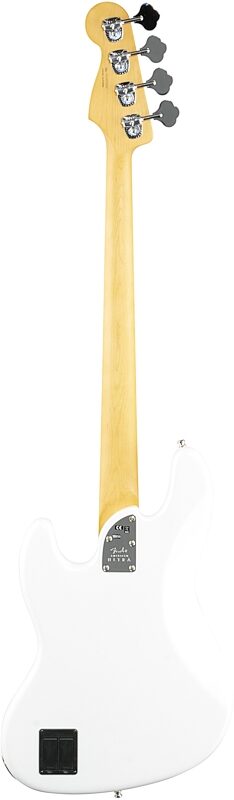 Fender American Ultra Jazz Electric Bass, Rosewood Fingerboard (with Case), Arctic Pearl, Full Straight Back