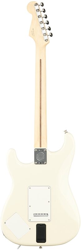Fender EOB Ed O'Brien Sustainer Stratocaster Electric Guitar (with Gig Bag), Olympic White, Full Straight Back