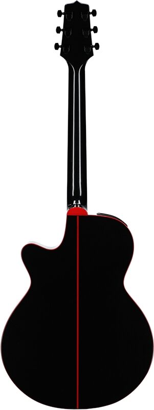 Takamine GF49CE FXC Acoustic-Electric Guitar, Cosmic Black, Full Straight Back