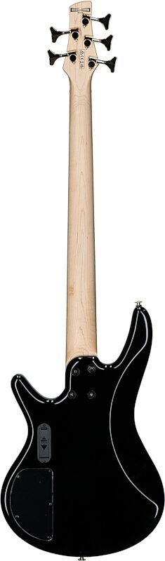 Ibanez GSR205PC Gio Electric Bass, 5-String, Transparent Pale Black Burst, Full Straight Back