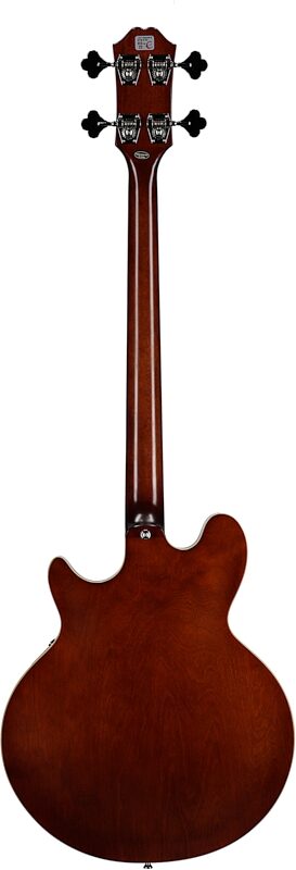 Epiphone Jack Casady Fretless Electric Bass (with Gig Bag), Royal Tan, Full Straight Back