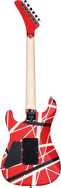EVH Eddie Van Halen Striped Series Electric Guitar, 5150, Full Straight Back