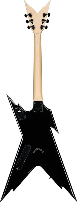 Dean Razorback X Electric Guitar, Classic Black, Scratch and Dent, Full Straight Back