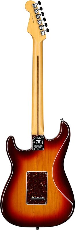 Fender 70th Anniversary American Pro II Stratocaster Electric Guitar, Rosewood Fingerboard (with Case), Comet, Full Straight Back