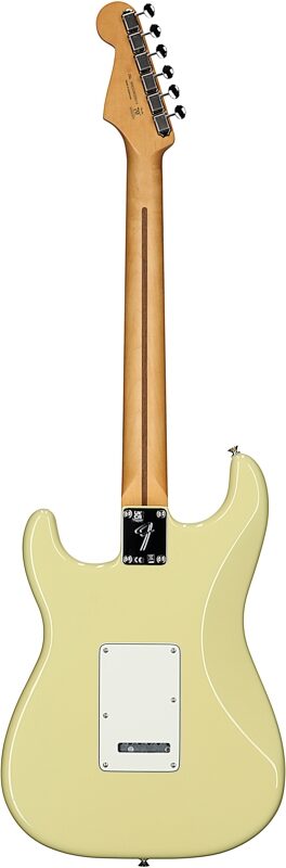 Fender Player II Stratocaster HSS Electric Guitar, with Maple Fingerboard, Hialeah Yellow, USED, Scratch and Dent, Full Straight Back