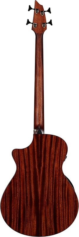 Breedlove Organic Solo Pro Concerto CE Acoustic-Electric Bass (with Case), Edgeburst, Full Straight Back