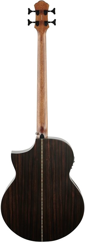 Michael Kelly Dragonfly 4 Port Acoustic-Electric Bass Guitar, Ovangkol Fretless Fingerboard, Java, Full Straight Back
