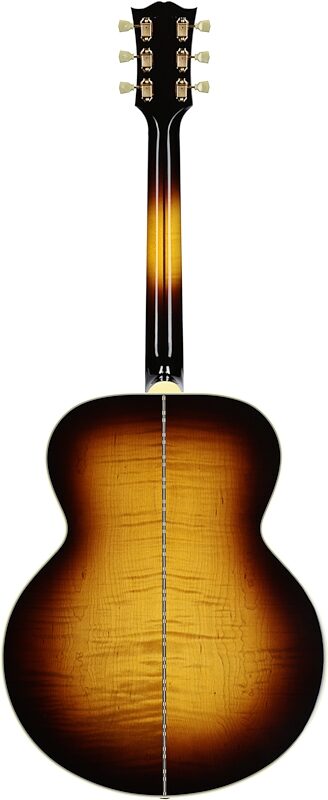 Gibson SJ-200 Original Jumbo Acoustic-Electric Guitar (with Case), Vintage Sunburst, Full Straight Back