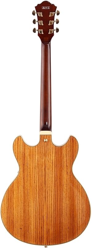 Ibanez AS93ZW Artcore Expressionist Semi-Hollowbody Electric Guitar, Natural, Full Straight Back