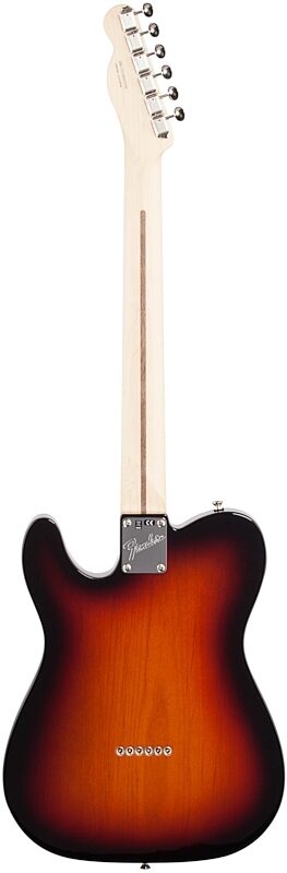 Fender American Performer Telecaster Humbucker Electric Guitar, Maple Fingerboard (with Gig Bag), 3-Tone Sunburst, Full Straight Back