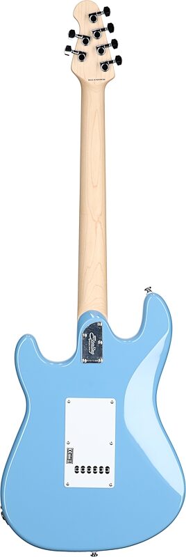 Sterling by Music Man Cutlass CT30HSS Electric Guitar, Chopper Blue, Full Straight Back